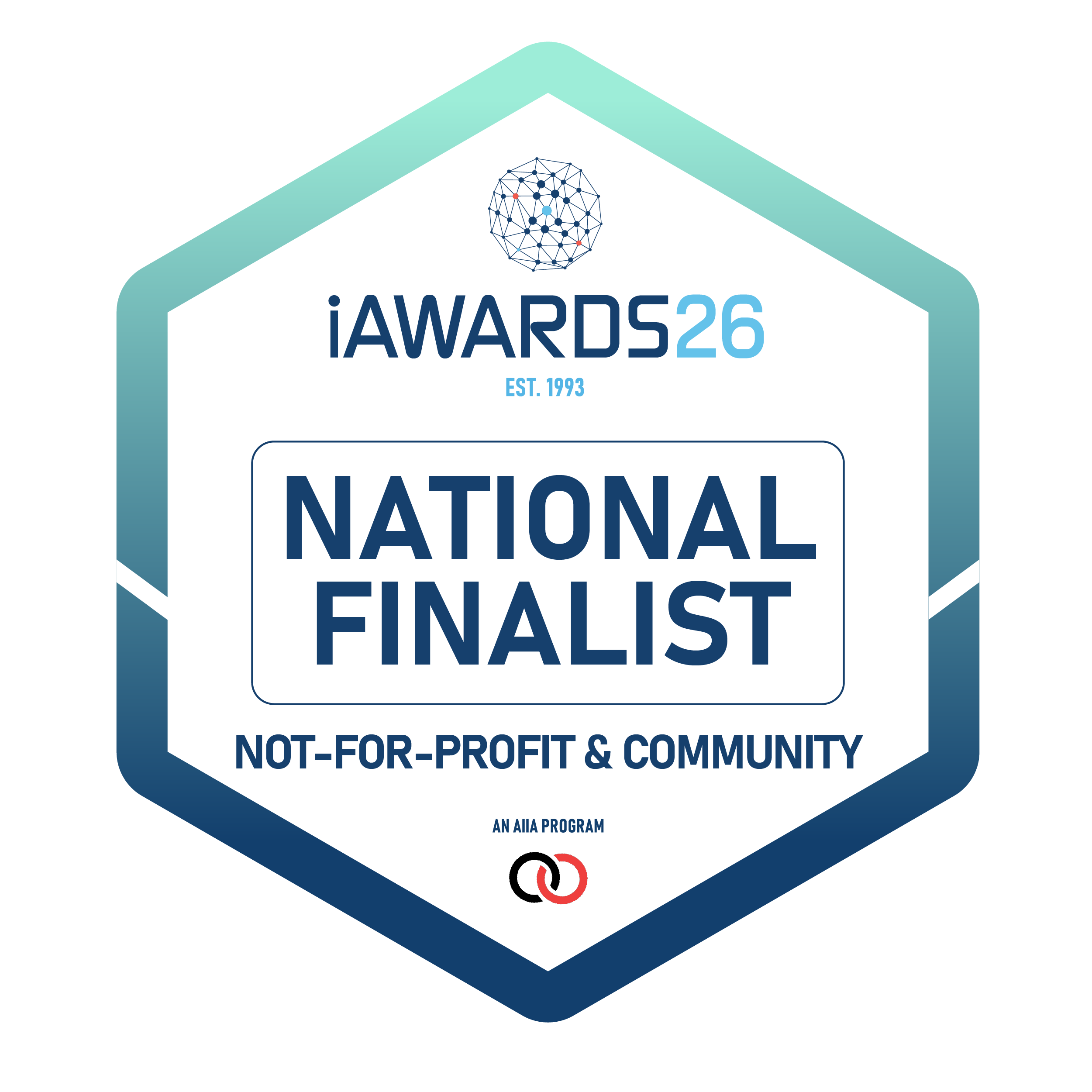 iAwards 2026 National Finalist — Not-for-Profit & Community