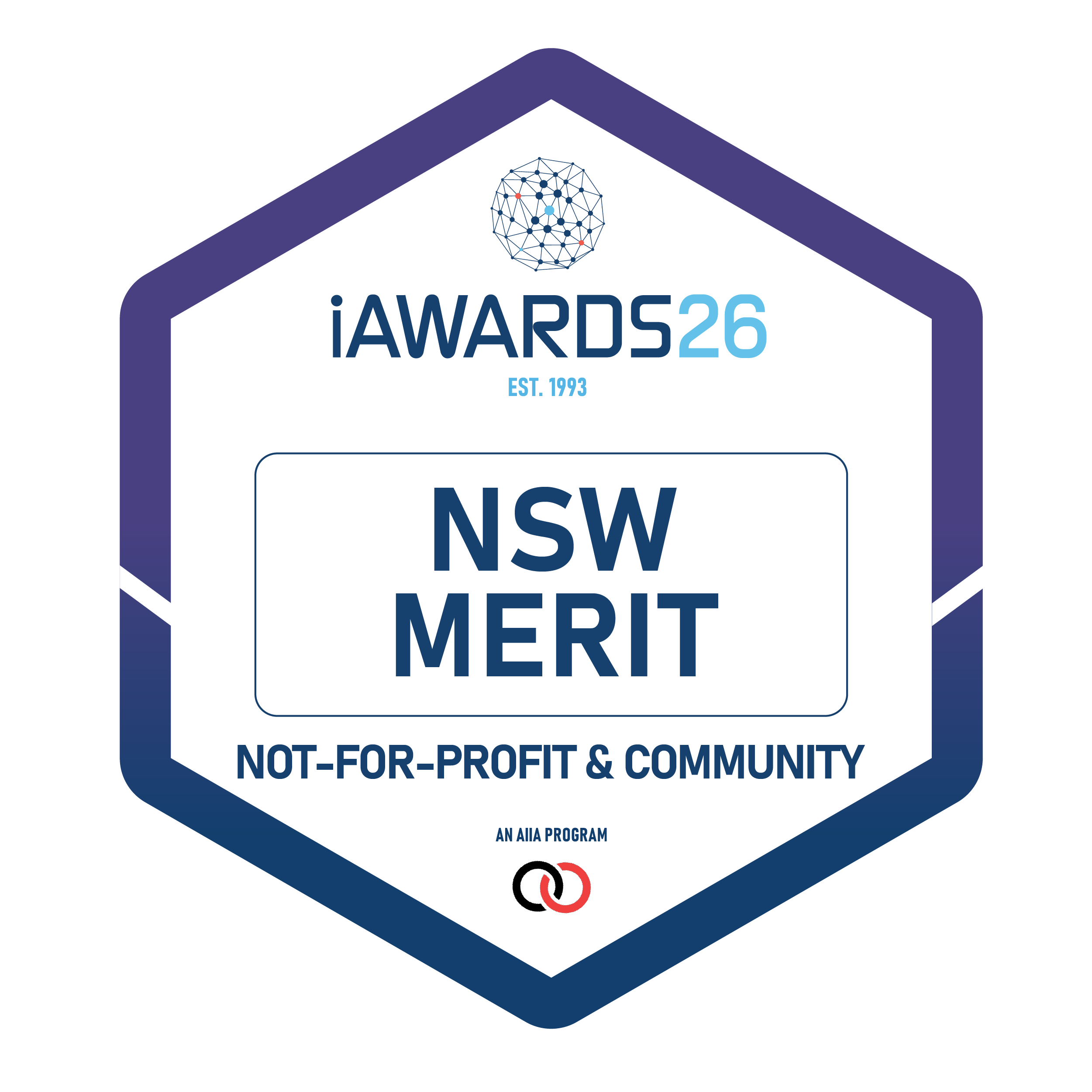 iAwards 2026 NSW Merit Recipient — Not-for-Profit & Community